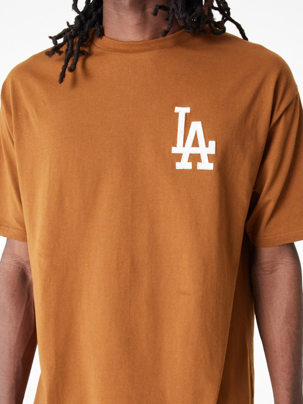 New Era LA Dodgers League Essential T-shirt Marrón