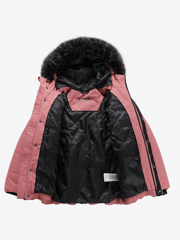 ALPINE PRO Egypo Kids Jacket Rosa