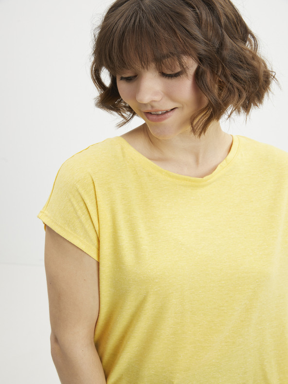 Vero Moda Camiseta Amarillo