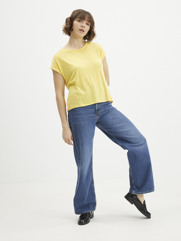 Vero Moda Camiseta Amarillo