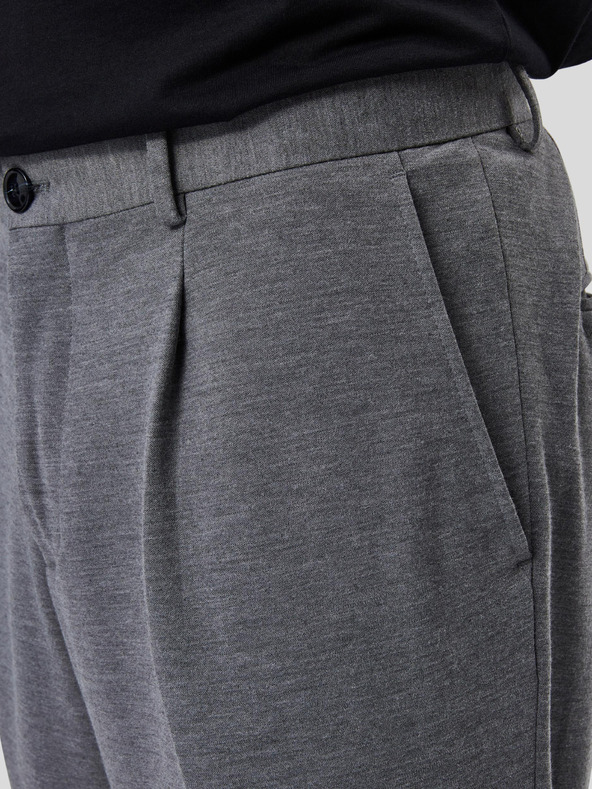 SELECTED Homme-Jim Trousers Gris