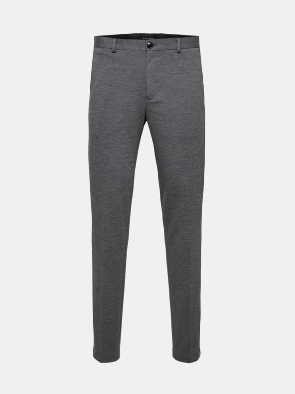 SELECTED Homme-Jim Trousers Gris