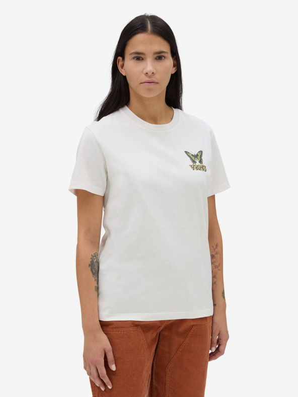 Vans Natural Fly T-shirt Blanco