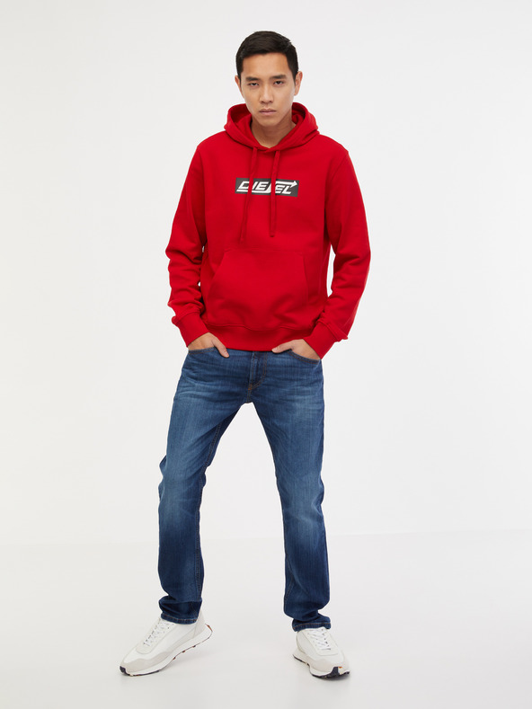 Diesel S-Ginn Sweatshirt Rojo