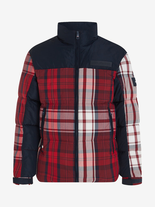 Tommy Hilfiger New York Check Puffer Jacket Azul