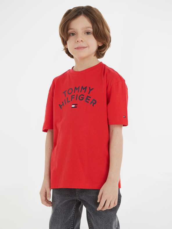 Tommy Hilfiger Camiseta Infantil Rojo