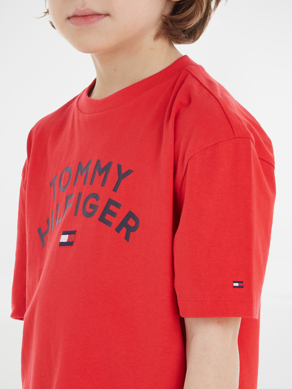 Tommy Hilfiger Camiseta Infantil Rojo