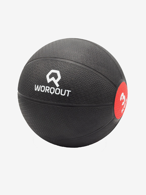 Worqout Medicine Ball Medicinbal Czarny