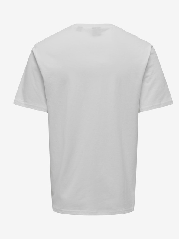 ONLY & SONS Lamer Life T-shirt Blanco