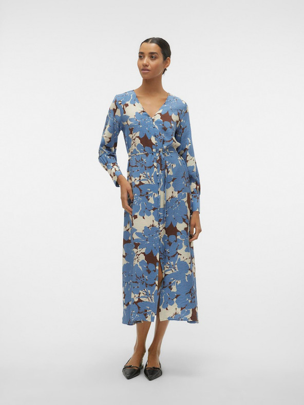 Vero Moda Berta Dresses Azul