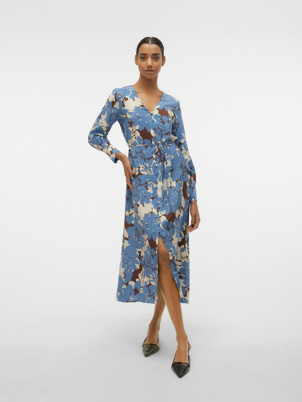 Vero Moda Berta Dresses Azul