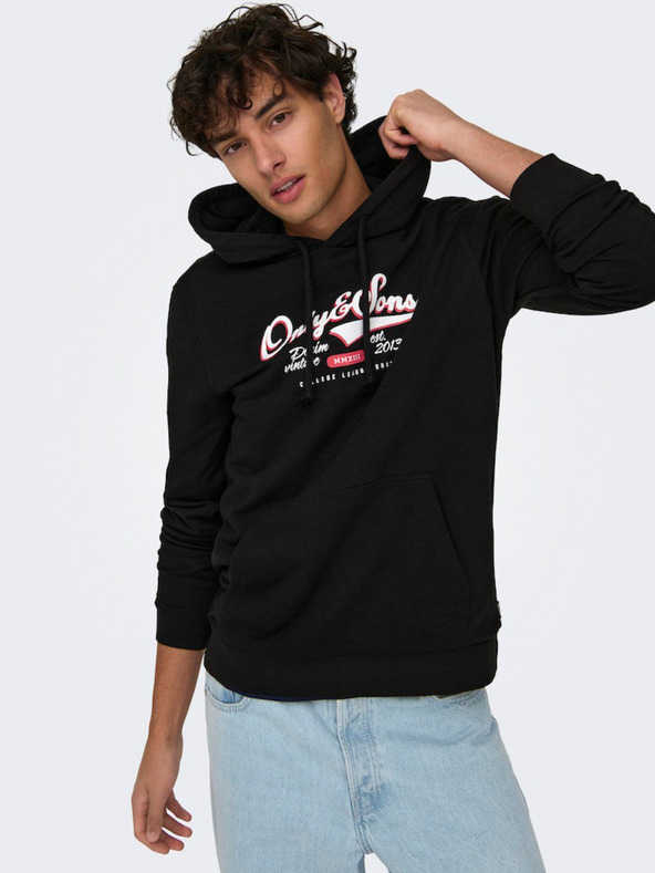 ONLY & SONS Lenny Sweatshirt Negro