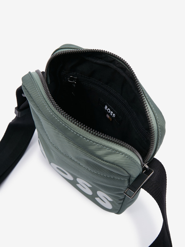 BOSS Catch 2.0 Cross Body Bag Verde