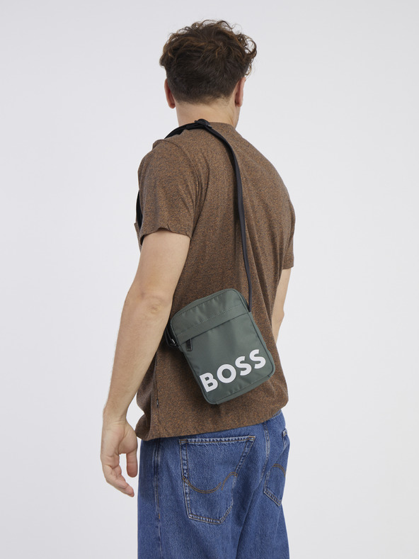 BOSS Catch 2.0 Cross Body Bag Verde