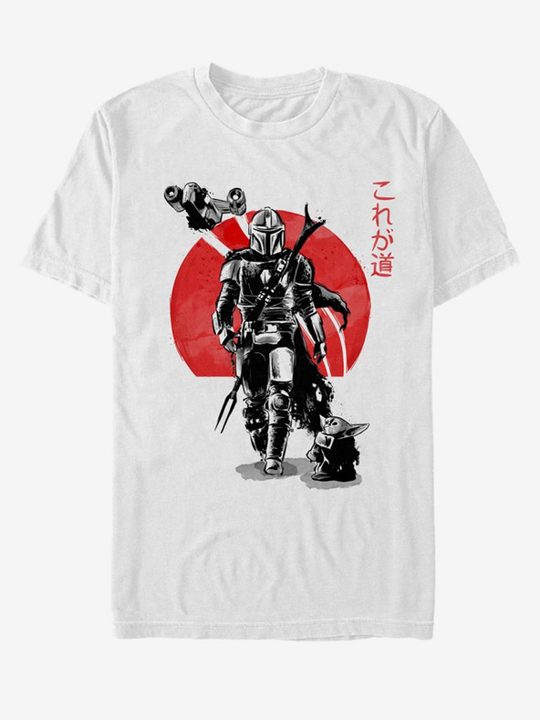 ZOOT.Fan Star Wars Mandalorian T-shirt Blanco