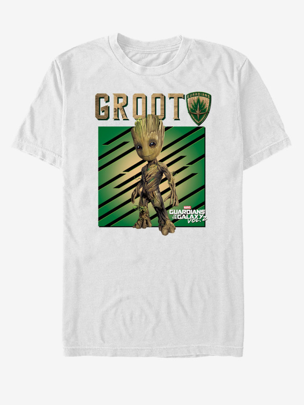 ZOOT.Fan Marvel Groot Strážci Galaxie Vol. 2 T-shirt Blanco