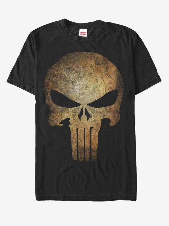 ZOOT.Fan Marvel The Punisher Skull T-shirt Negro