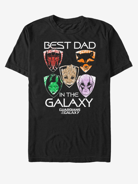 ZOOT.Fan Marvel Best dad in the galaxy Strážci Galaxie Triko