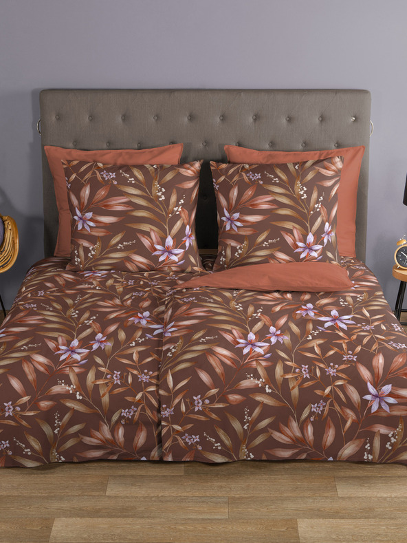 Good Morning Hazel 140x200cm Bed Linen Set Marrón