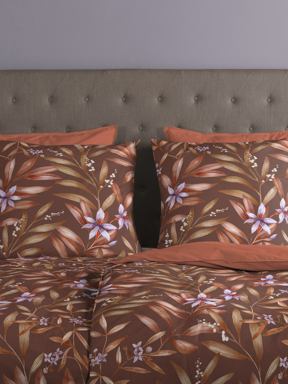 Good Morning Hazel 140x200cm Bed Linen Set Marrón