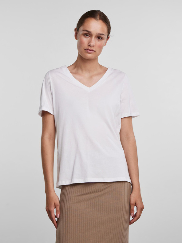 Pieces Ria T-shirt Blanco