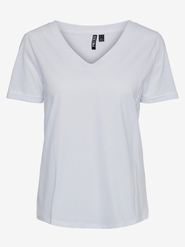 Pieces Ria T-shirt Blanco