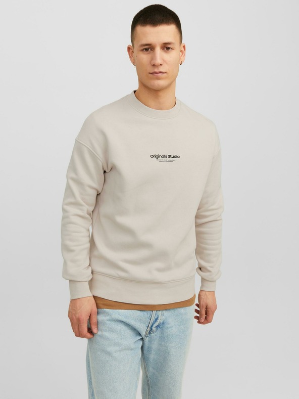 Jack & Jones Vester Sweatshirt Beis