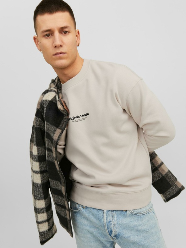 Jack & Jones Vester Sweatshirt Beis