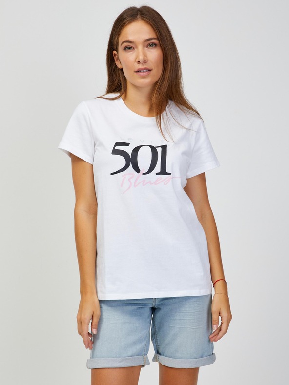 Levi's® 501 T-shirt Blanco