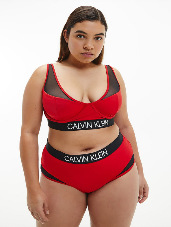 Calvin Klein Underwear	 Parte De Abajo De Biquini Rojo