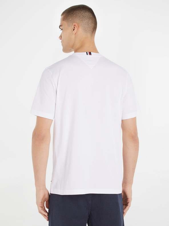 Tommy Hilfiger Landscape T-shirt Blanco