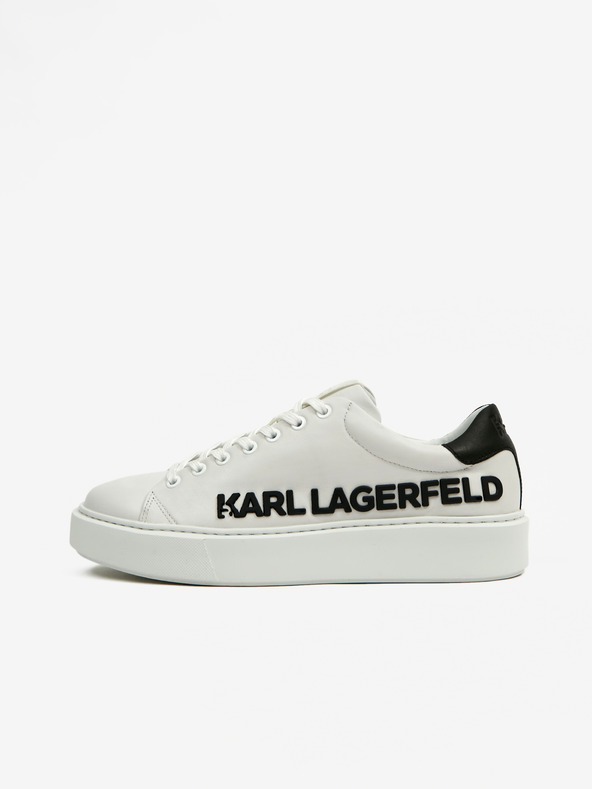 Karl Lagerfeld Maxi Up Injekt Logo Tenisky Bílá