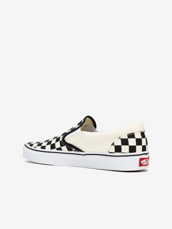 Vans Checkerboard Classic Slip On Bílá