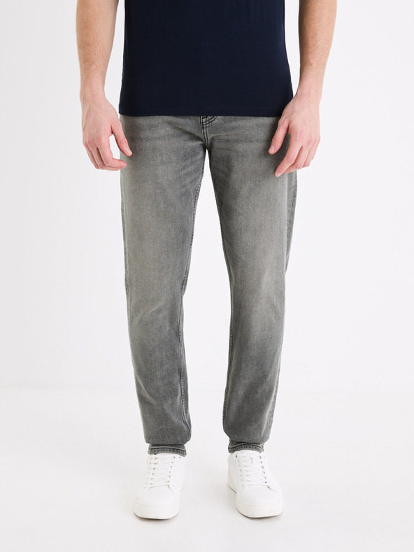 Celio Foslim Jeans Gris