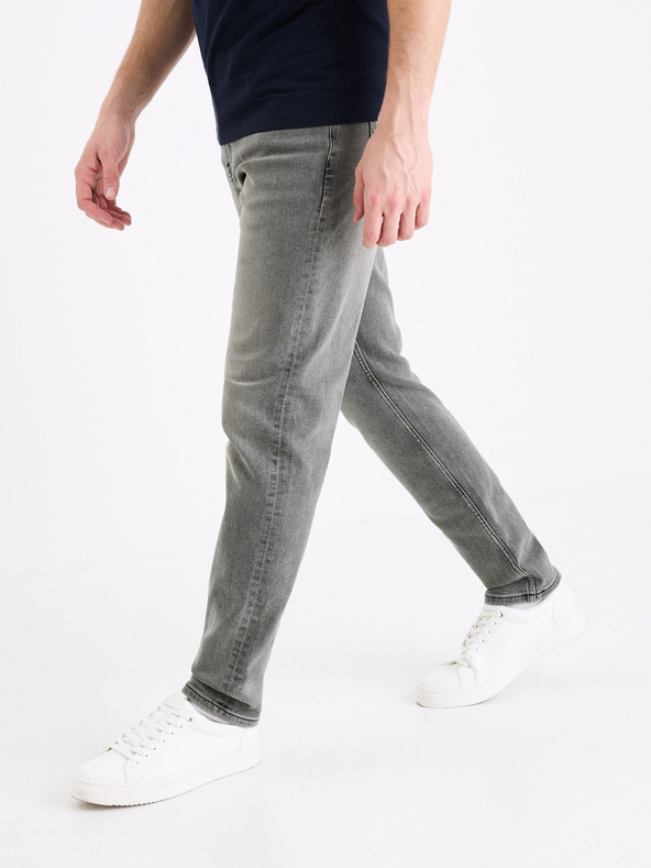 Celio Foslim Jeans Gris