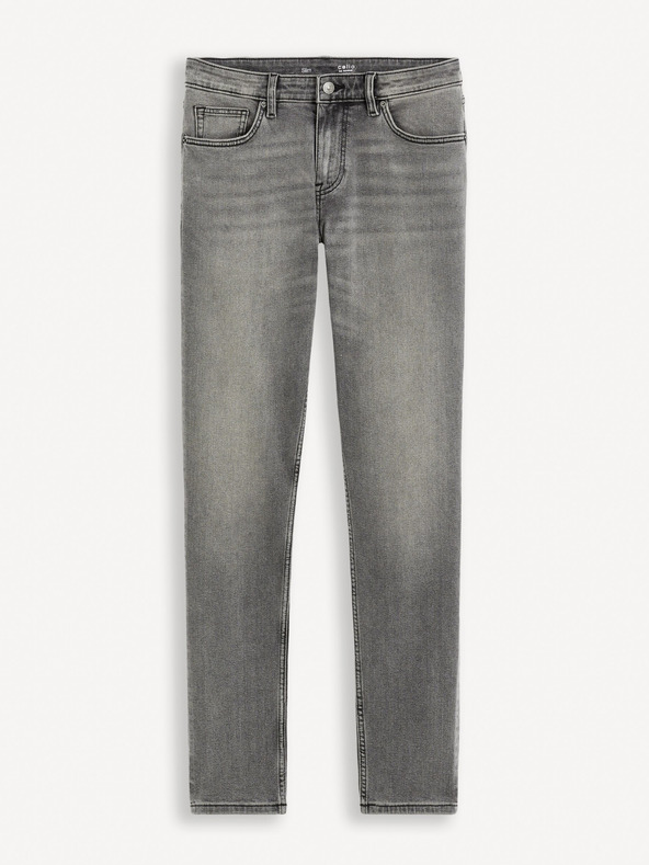 Celio Foslim Jeans Gris