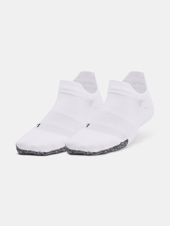 Under Armour UA Breathe 2 No Show Tab Ponožky 2 páry Bílá