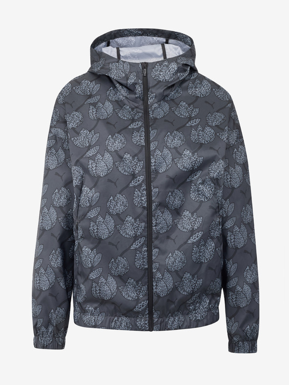 Puma Blossom Aop Windbreaker Jacket Gris