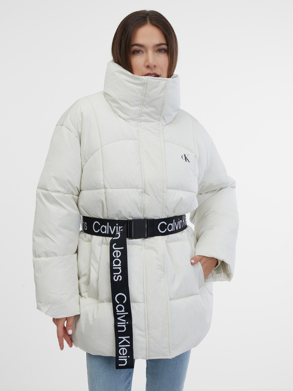 Calvin Klein Jeans Winter Jacket Blanco