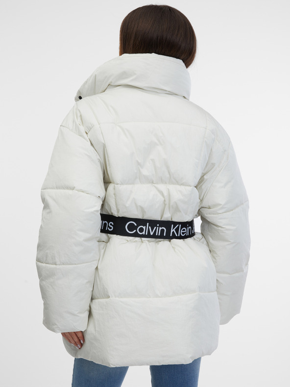 Calvin Klein Jeans Winter Jacket Blanco