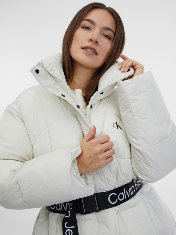 Calvin Klein Jeans Winter Jacket Blanco