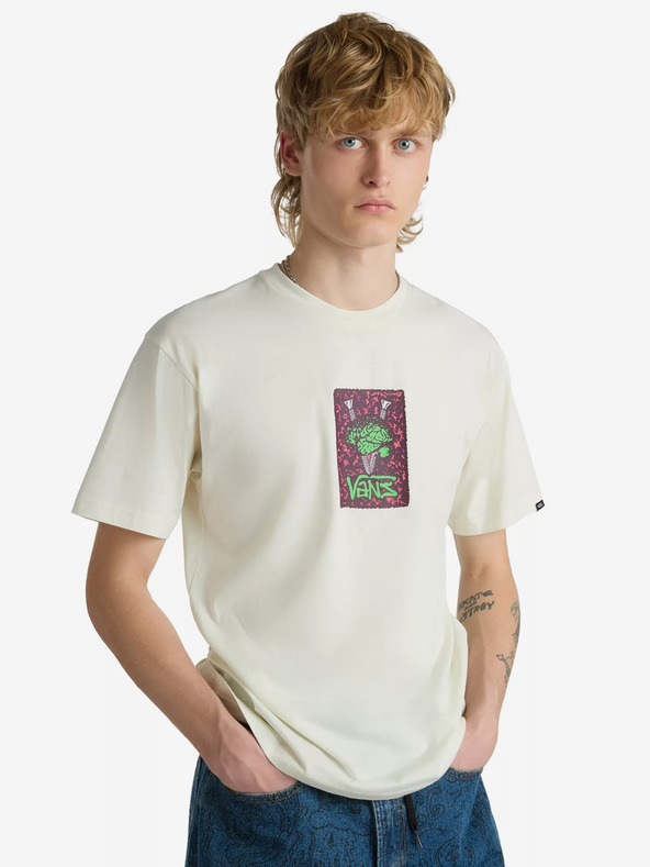 Vans Thinkv T-shirt Blanco