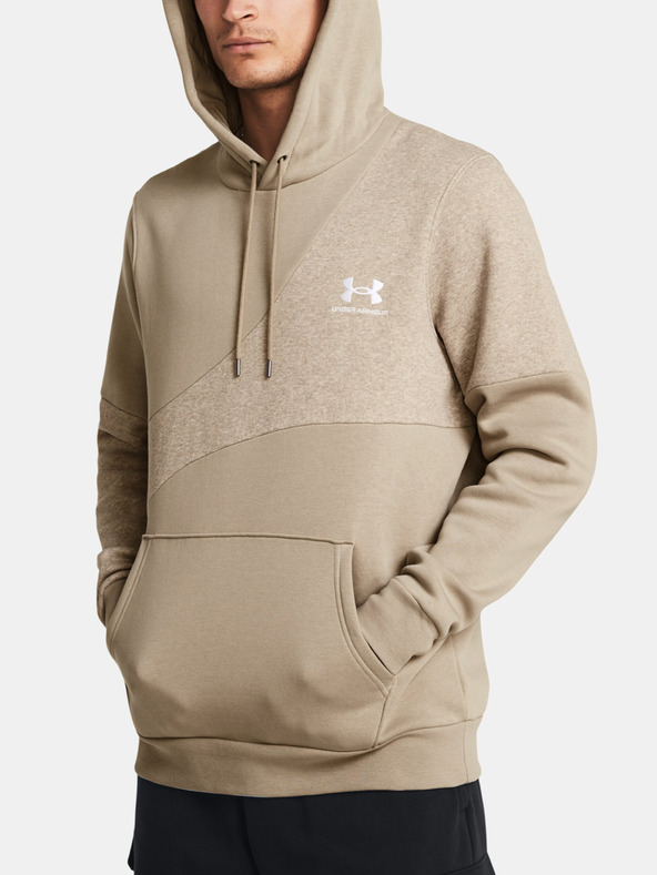 Under Armour UA Essential Flc Blocked HD Sweatshirt Marrón