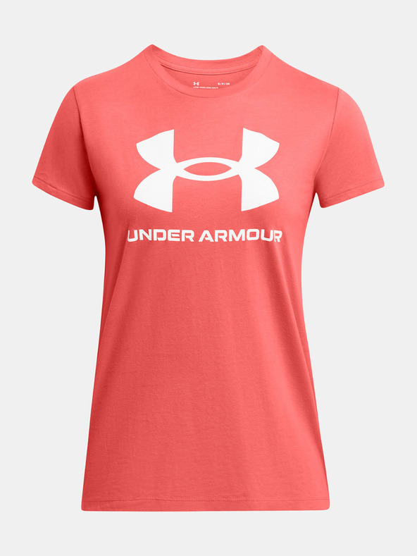 Under Armour UA W Sportstyle Logo SS T-shirt Rojo