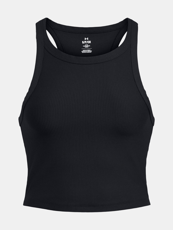 Under Armour Meridian Rib Crop T-shirt Negro