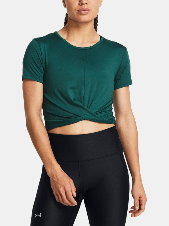 Under Armour Motion Crossover Crop SS T-shirt Verde