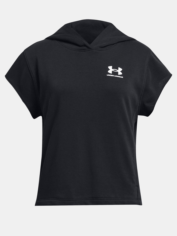 Under Armour UA G Rival Try SS Cut Hdy Kids Sweatshirt Negro