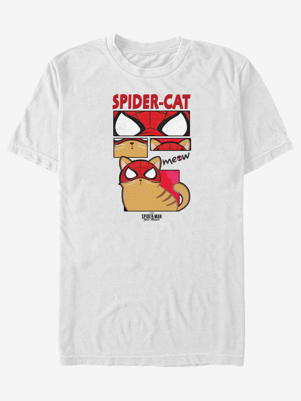 ZOOT.Fan Marvel Spider Cat Panels T-shirt Blanco