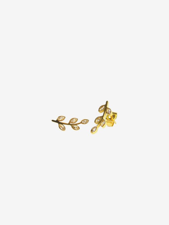 Vuch Zotia Gold Earrings Dorado