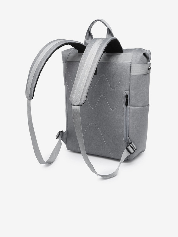 Vuch Baxter Light Grey Backpack Gris